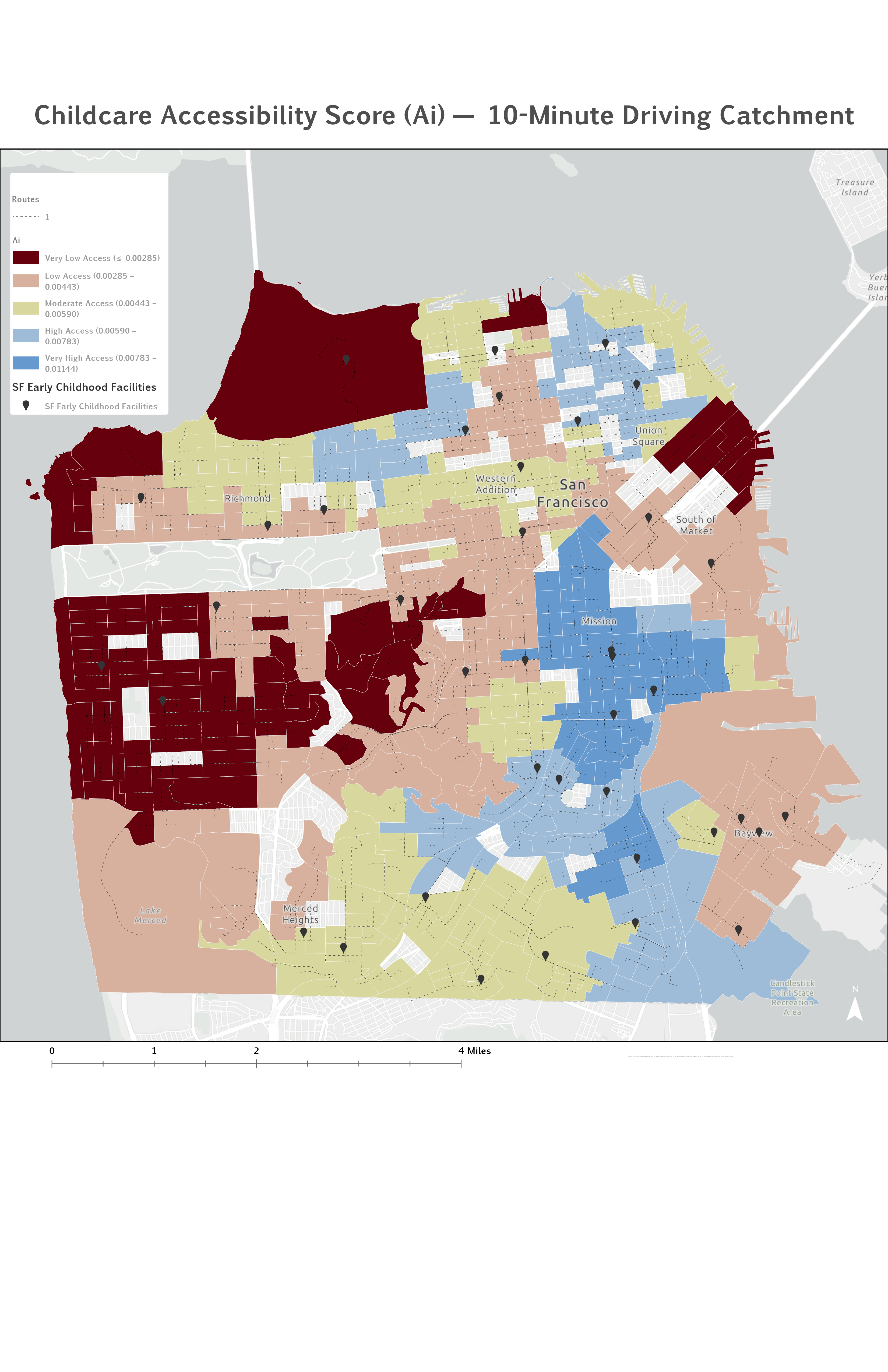 Childcare Accessibility in San Francisco